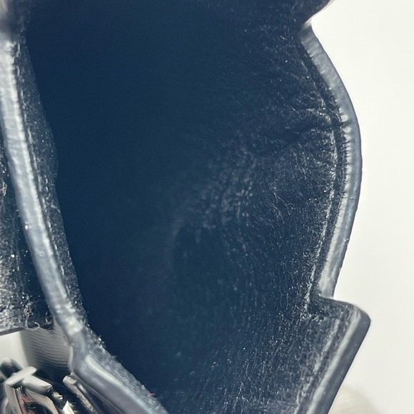 MCM Studded Leather Phone/Card Pouch - Black - Preowned - Picture 6 of 7